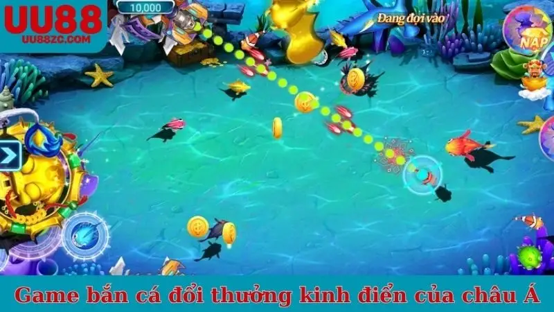 Game bắn cá đổi thưởng kinh điển của châu Á