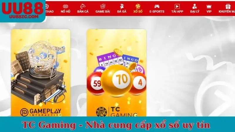 TC Gaming - Nhà cung cấp xổ số uy tín