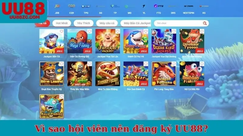 Vì sao hội viên nên đăng ký UU88?